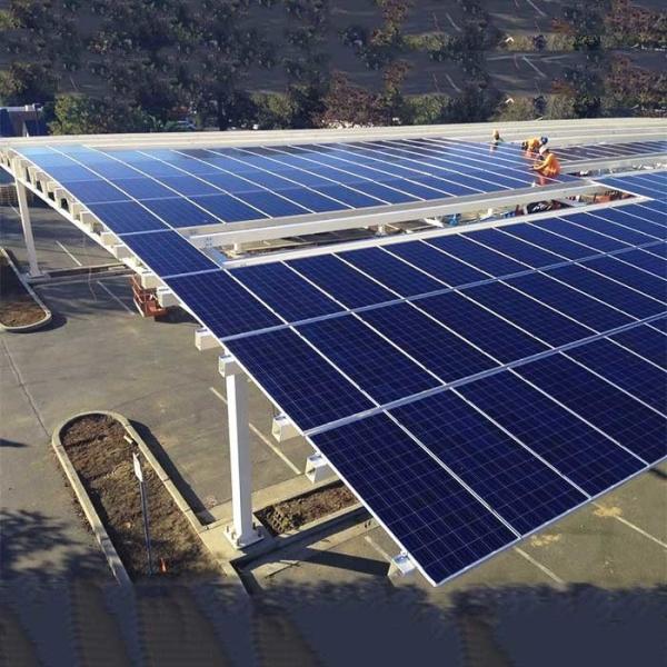modern design open ground PV carport structures solar bracket solar structure PV solar bracket