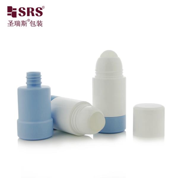 PP PCR Refillable Roll On Bottle 50ml 75ml for Deodorant and Skincare