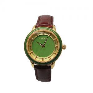 China Ladies Jade Auto Mechanical Watch , Mechanical Hand Watch With Stainless Steel Case wholesale