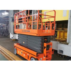 Mobile Scissor Type Aerial Work Platforms 6 Meters Height