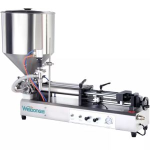 China 50-600ML Paste Automated Filling Machine 0.6Mpa For Glass Plastic Bottles wholesale