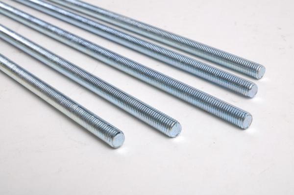 All Threaded Rod DIN975 M20 Class 4.8 Zinc Plated Carbon Steel 1m