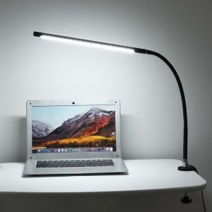 China USB Desk Lamp with Dimmable Reading Light and Clamp 480*120*50mm Product Dimension wholesale