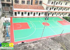 China All Weather Polyurethaning Floors Anti - Slip Floor Paint Gym Sports Flooring wholesale