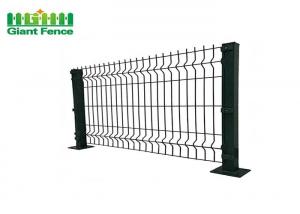 China HGMT Square column 75*150mm PVC Coated Garden Fence on sale