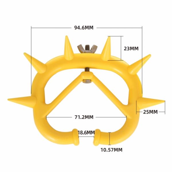 Dairy Farming Adjustable Cattle Weaning Device with ABS and SS304 Screw