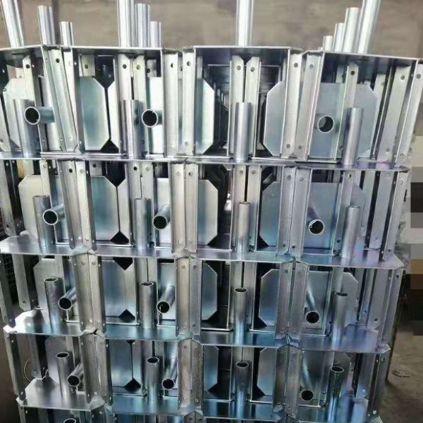 Q235 Q345 Galvanized Scaffolding Prop Sleeve With Nut 60mm 76mm Tube Size