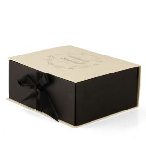 China Handmade Paper Gift Box With Ribbon Closure Custom Logo Eco Friendly wholesale
