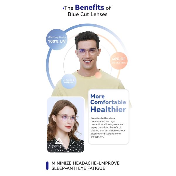 Optical Lens In China Hmc Uv400 Blue Cut Single Vision 1.56 Optical Lens