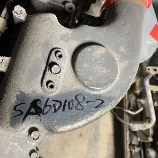 Used SA6D108-2 Engine Assy 4 Stroke Komatsu Cummins Engine Euro 3