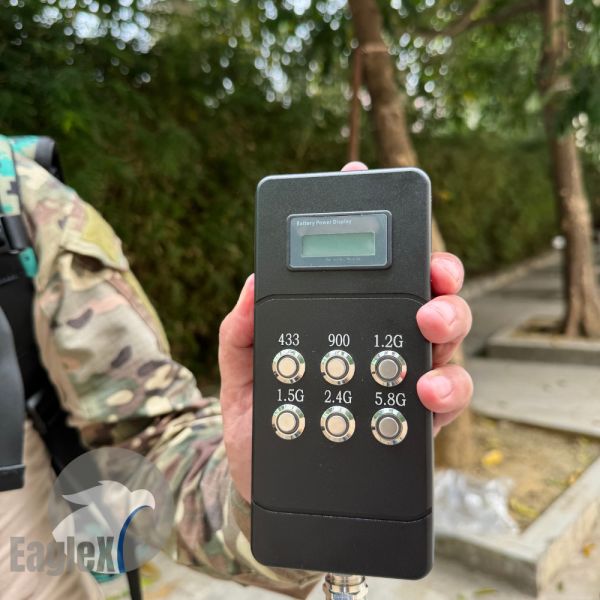 Long Range 6 Channel Backpack Drone Jammer 2000M UAV Jamming Drone RF Amplifier