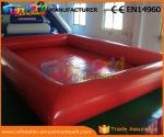 Heat Sealed Inflatable Swimming Pool Wet Deep Rectangle Pool 0.9mm PVC Tarpaulin