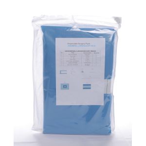 China Sterile Surgical Laparotomy Drape Adhesive Laparoscopy Drape wholesale