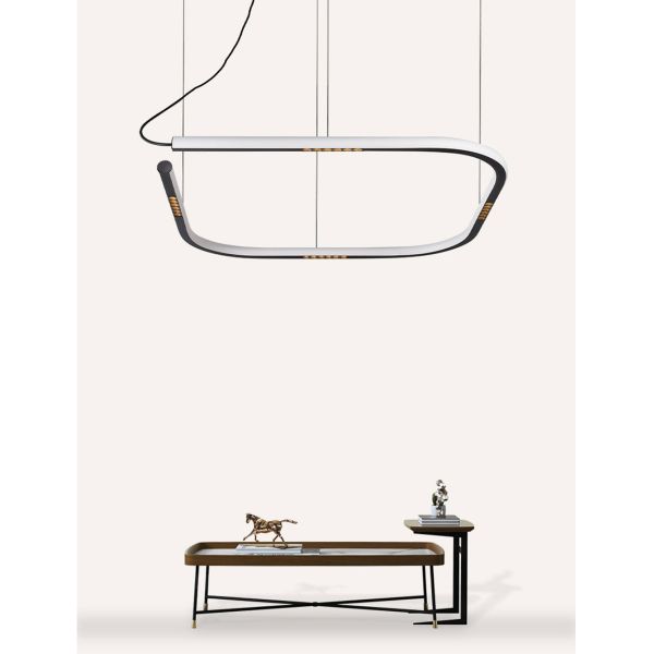 Modern Designer LED Pendant Lighting Nordic Brief Liner Pendant Lamp Anti-Dazzle Hanging Light(WH-MI-457)