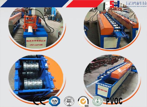 Quality High Speed Shutter Door Cold Roll Forming Machine with Computer Software PLC Control for sale