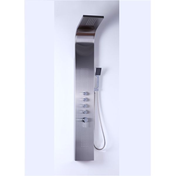 LED Lighting Shower Columns Panels Rectangle Shape Multi Color Heat Resistance