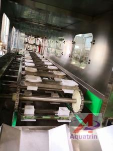 China 7.5kw PLC 5 Gallon Water Filling Machine PET Bottle Rinsing Nozzles 600BPH wholesale