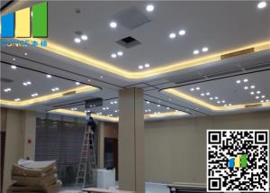 China Majestic Wall Paper Finishes Hanging Sliding Door Acoustic Operable Partition Wall wholesale