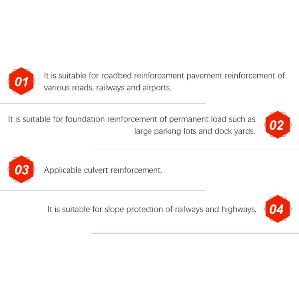 50/50kn Fiberglass Geogrid Composite Nonwoven Geotextile for Reinforcement Paving Grid