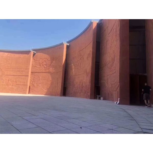 Rustic Natural Honed Red Sandstone Wall Cladding For Exterior Decor