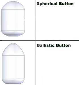 Dome Reaming Drill Bit T51 152mm Spherical / Ballistic 10.6kg For Drilling Tunneling