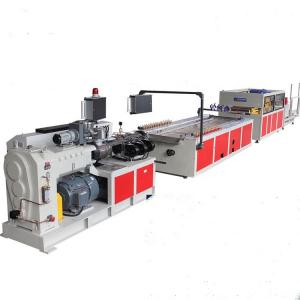 China Wall Panel Production PVC Profile Extrusion Line / WPC Profile Extruder Making Machine on sale