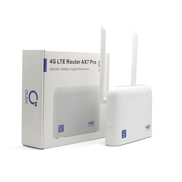 cat4 OLAX AX7 Pro Portable Wifi Modem 4g Mobile With Sim Card Slot