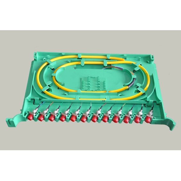 Indoor 48 Port Lc Fiber Optic Patch Panel Cold Rolled Carbon