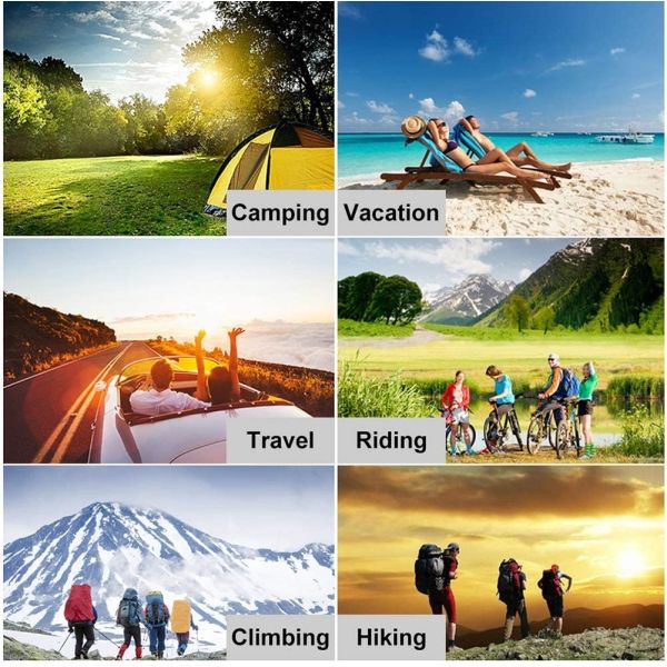 Camouflage Solar Panel Power Supply Waterproof Portable Power Bank