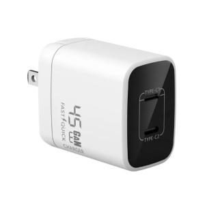PD25W GaN Charger Smart 2-Port USB C Fast Charging Adapter with 18W+25W