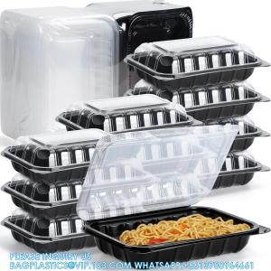 China Clamshell Take Out Containers, Anti-Fog Leak Proof Shrink Wrap 30 Pack 9 X 6 Inch 27 Oz Meal Prep Container wholesale