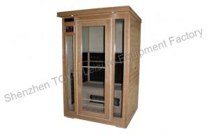 China Hemlock far infrared sauna cabin room , Outdoor spa sauna for 2 person wholesale