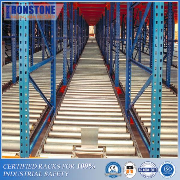 Quality High Efficient Carton Flow Racking With Continuous Inventory Rotation for sale