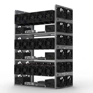 China 8gpu Stackable Miner frame, Mining frame rack support 8 graphics cards, gpu mining frame for ETH BTC Ethereum bitcoin on sale
