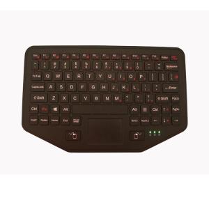 China Ruggedized Vehicle Keyboard Desktop With Touchpad Backlit Scissors Switch wholesale