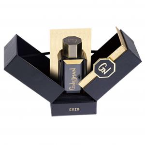 China Double Opening Luxury Perfume Box Packaging Black Matte wholesale
