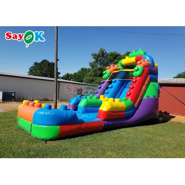 Outdoor Inflatable Slide Simple PVC Inflatable Bouncer Slide Blow Up Double Dry Slide Inflatable Slide For Kids