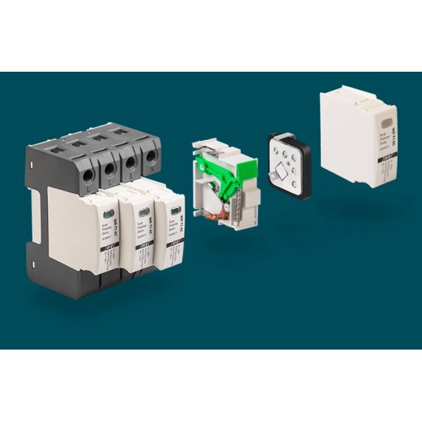 SGS Approved Surge Protector Components Electrode Sheet Shell Material PBT