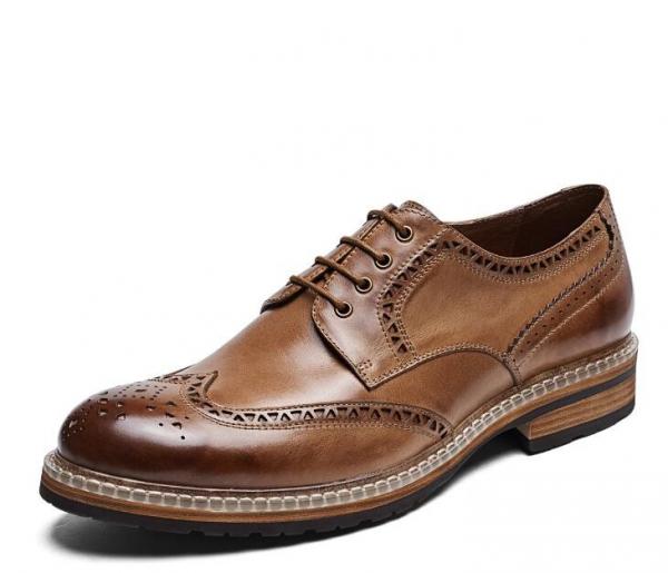 Quality Genuine Leather Men'S Wedding Dress Shoes Handmade Mens Casual Leather Shoes for sale