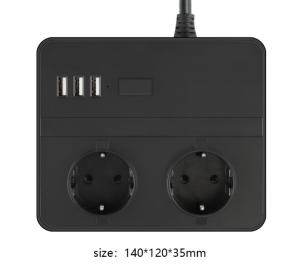 China With USB expansion socket, customize 4-8 bit socket of plug intelligent socket in different countries on sale