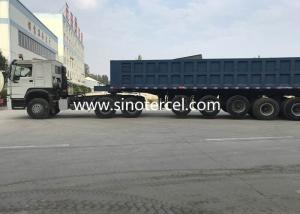 China Customizable Leaf Spring Steel Bulk Tipping Trailers For Sale on sale