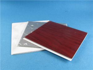 Heat Insulation Decorative Ceiling Panels For Kitchen / PVC Wall Plate