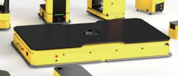 Quality 360 Rotating AGV Automated Guided Vehicle For Warehouse System QR Code Visual Navigation for sale