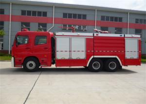 China 6x2 Drive 6 Seats Foam Powder Fire-Fighting Truck Water 7000L Foam 750L wholesale
