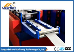 Red color 2018 new type PLC control automatic door frame roll forming machine high precision and smooth made in China
