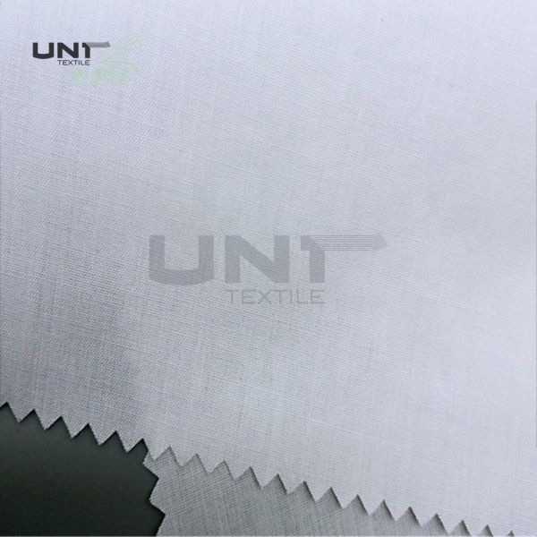 Plain Pattern Garments Accessories Polyester / Cotton Pocketing Fabric Rolls