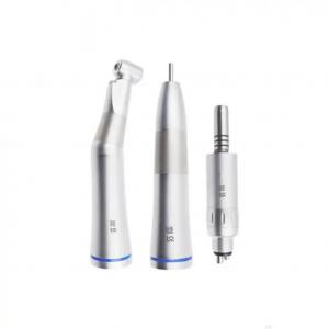 China LED Low Speed Dental Handpiece Set E-Type Inner Water Spray Contra Angle Straight Air Motor wholesale