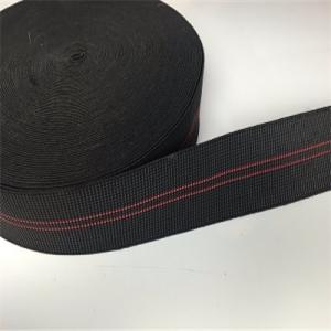China Furniture components Elastic Webbing 60%-70% Elongation High Strength wholesale