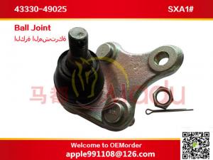 China OEM 43330-49025 Chassis Auto Parts Lower Suspension Ball Joint For Japanese Car wholesale