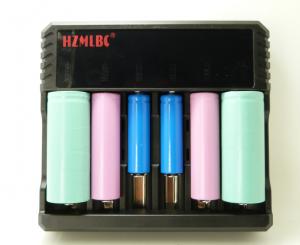 China Universial 6 Cell Lithium Ion Battery Charger , External 18650 Battery Charger wholesale